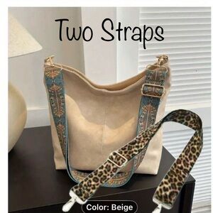 Vintage Crossbody Tote Bags, Retro Vegan Shoulder Bag. Two Straps Included….